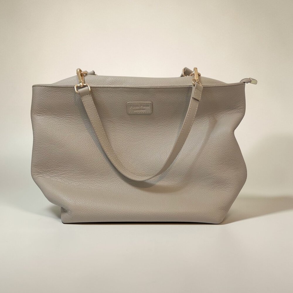 Pom Pom London Greenwich Tote in Stone Color